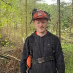 Mckenzie Powers apprentice arboriculturist at Thomson Trees